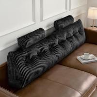 Cojín de Lectura Triangular Almohada de Apoyo Lumbar Suave Bolster para Posición de Sofá de Cama - details 48