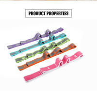 Bandas elásticas de resistencia para Yoga de varias secciones, entrenamiento de baile para niños y adultos, gimnasio, Pilates en casa, ejercicio, correa de tracción, cinturón deportivo para Fitness - details 5