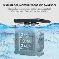 Monitor de energía Solar TPMS para motocicleta, sistema de alarma con Sensor de temperatura y control de presión de neumáticos en tiempo Real - details 6