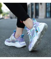 Zapatos de marca para niños, zapatillas de deporte para niñas, zapatos deportivos transpirables para niños, zapatillas de tenis cómodas informales de color rosa a la moda para uso diario - details 19