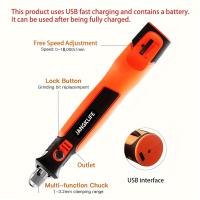 JANGKLIFE 74PC Kit de herramientas rotativas inalámbricas, bolígrafo de grabado recargable con batería de 2000 mAh, carga USB, velocidad variable para desbarbado, amolado, pulido, incluye accesorios y complementos. - details 1