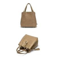 CHHC bolso de mano de las mujeres de la moda de lujo bolsa de cubo de gran capacidad elemento de la letra en relieve bolsa de la compra de las mujeres - details 6