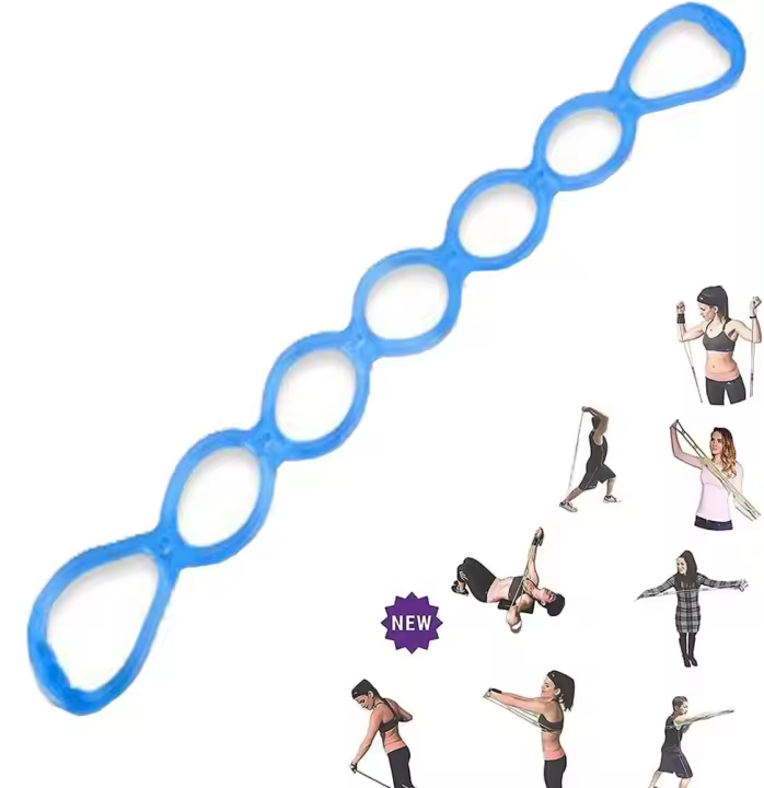 Banda de Resistencia para Estiramiento de 7 Anillos Banda de Yoga para Fitness en Casa - 1