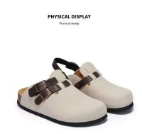 Zapatillas de corcho planas de verano para hombre y mujer, antideslizantes, con dos usos, plantilla de EVA Mary Jane Head - details 2