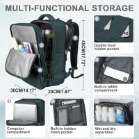 Bolsa de viaje de separación de ropa seca y húmeda de tela Oxford impermeable de gran capacidad para hombres y mujeres, mochila multifuncional de doble hombro. La mochila escolar y la mochila grande puede escribir el avión. - details 4