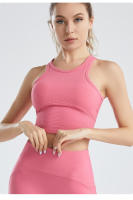 Yoga para mujer, sujetador deportivo con rosca, cojín para el pecho, chaleco para correr - details 1