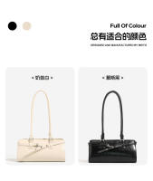 Bolso de lujo ligero francés para las axilas, nuevo bolso baguette para mujer, bolso de hombro tipo almohada portátil de alta gama. - details 4