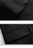 Chaqueta de traje blanca informal ajustada para hombre, blazer clásico de negocios, flujo de Color puro, alta calidad, talla grande - details 11