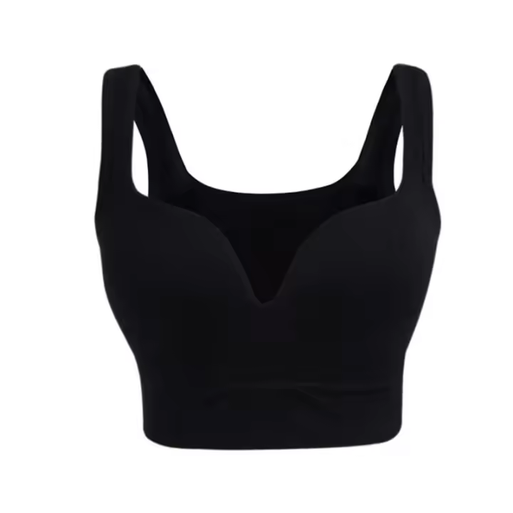 Sujetador Deportivo Inalámbrico para Mujer Chaleco para Correr Ropa Interior de Entrenamiento para Gimnasio Top Acolchado, Bralette, Sujetador Transpirable, Sujetadores Push-Up - 1