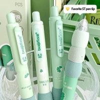 Bolígrafo de tinta azul y negra, bolígrafo de gel borrable con mango lavable, papelería de escritura para la escuela y la oficina, 4 unidades por lote - details 17
