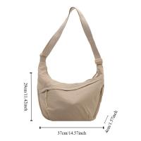 Bolso cruzado Hobos de Color sólido a la moda, bolso de hombro informal de alta capacidad, bolso de viaje ligero Simple para ir al trabajo - details 0