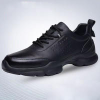 Zapatos de hombre primavera nueva malla de cuero transpirable zapatos para correr juventud al aire libre tendencia zapatos deportivos - details 10
