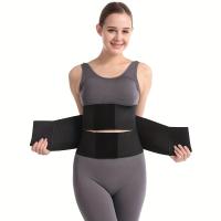 Faja de cintura ajustable de 3 capas para entrenamiento físico, soporte central adelgazante y estabilizador para entrenamientos y uso diario, lavable a máquina, mezcla de spandex/poliéster, accesorios de gimnasio - details 1