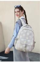 Mochila escolar de gran capacidad para estudiantes, mochila impermeable de ocio para mujer, versión coreana, estil - details 16