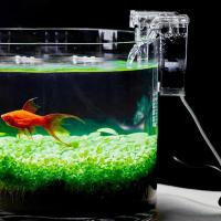 Bomba de suspensión de cascada para acuario, dispositivo 3 en 1 con potencia externa de 2,5 W, filtro para colgar en el acuario, 250l/H - details 5