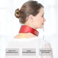 Masajeador Eléctrico para Cuello y Hombros con 6 Modos 9 Niveles Ajustable Calor Alivio del Dolor Relajante para Columna Cervical - details 11