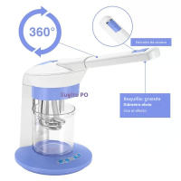 3 in 1 Beauty Salon Vaporizer Aroma Ozone Facial Steamer Face Sauna SPA Hot Thermal Spray Vapor Facial Steaming Skin Device - details 2