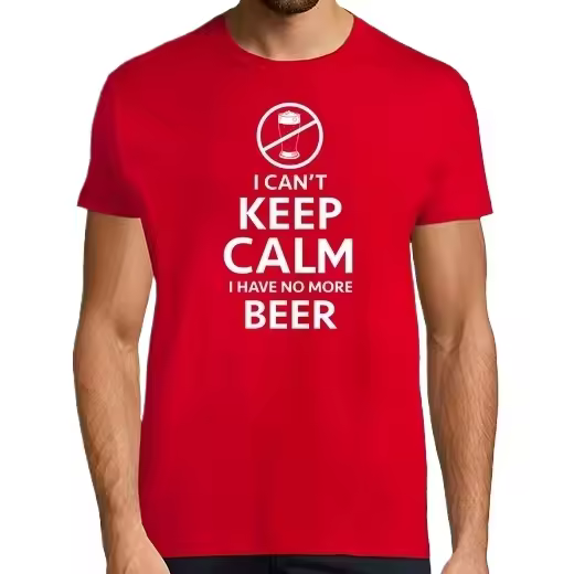 mantener la calma cerveza 1 Camisetas CERVEZA,Pack Regalo Camiseta Personalizada - 1