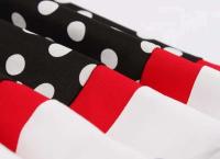 Vestido de Punto de Polka Dot Vintage 2024 Estilo Rockabilly Retro para Mujeres - details 5