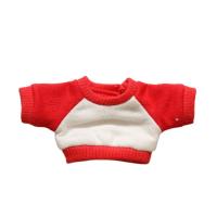 Ropa de muñeca de algodón, camiseta interior a rayas, ropa de muñeca de felpa de Color sólido, suéter de 15cm, ropa de muñeca sin atributos de alta calidad - details 15