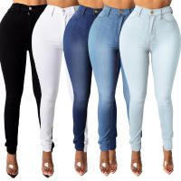 Nueva moda femenina: pantalones lápiz ajustados con cintura - details 4