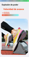 Las zapatillas para correr para hombre ligeras y transpirables, con plantillas inflables que absorben los golpes y amortiguan, son cómodas y duraderas. - details 3