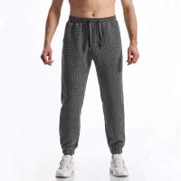 Grille Design tissu hommes pantalons de Sport décontractés pantalons de Sport de gimnasia para hombres survêfun pantalons de survênement entrenamiento Jogging pantalons longs - details 7