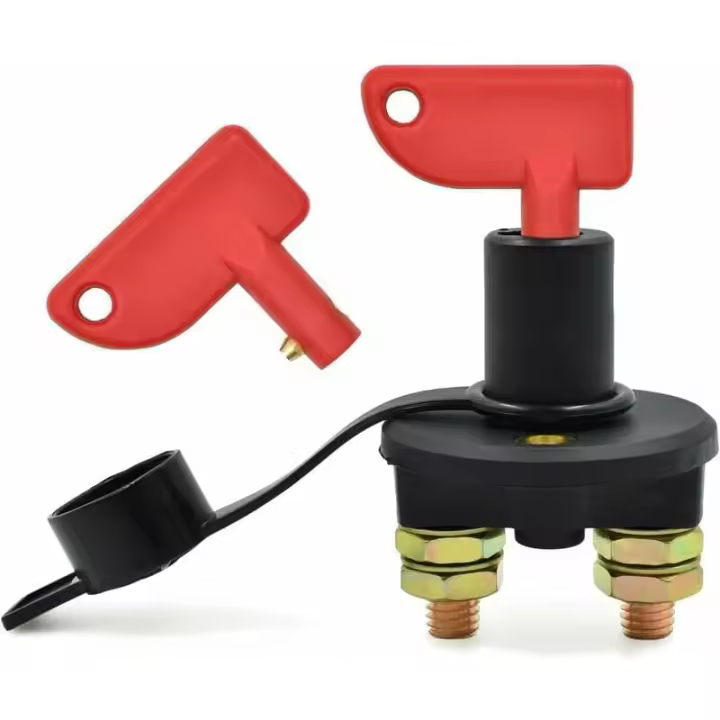 Interruptores y ahorradores, interruptor de corte de batería de coche, aislador de emergencia, 12/24V, 500A - 1