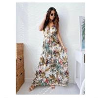 Vestido de verano con cuello en v para mujer, vestidos estampados a la moda - details 6