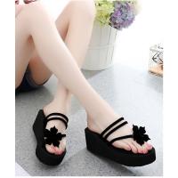Novedad de verano, zapatillas geniales para mujer, chanclas antideslizantes con parte inferior ultraalta, chanclas para pies, ropa exterior con parte inferior del talón inclinado - details 3