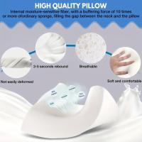 Almohadas de espuma viscoelástica para dormir, almohada cervical para relajación del cuello, almohada de contorno - details 3