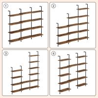 Estantería de Madera de 6 Niveles para Pared Estante Estrecho para Libros Estante de Exhibición - details 24
