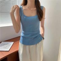 Top de Punto Zjaiss 2025 Camiseta Deportiva Casual para Mujer Cuello Redondo Lento Verano - details 20