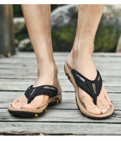 Sandalias de Cuero de Vaca para Hombres Zapatos de Playa de Tamaño Grande con Antideslizante y Resistente al Desgaste Ropa Exterior Diaria - details 19