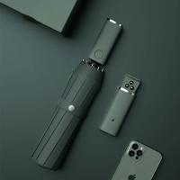 Paraguas plegable automático con luz Led para hombre y mujer, sombrilla grande a prueba de viento, portátil, suministros de viaje al aire libre, 1 unidad - details 10