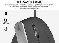 Logitech MX Ratón Inalámbrico y Ergonómico Recargable por USB 2.4GHz Ideal para Oficina - details 12