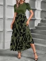 Vestido Floral Étnico para Mujer 2025 Cuello Redondo con Estampado Tropical Bohemio - details 19