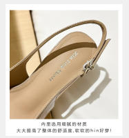 Zapatos individuales vacíos con tacón fino francés versión coreana temperamento arco tacón alto zapatos individuales zapatos de mujer - details 3