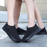 Zapatillas deportivas antideslizantes para hombre y mujer, zapatos transpirables para caminar, Tenis atlético, correr, gimnasio, viajes, trotar, color gris - details 7