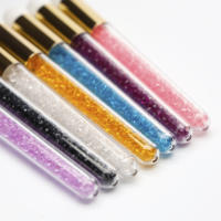 Cepillo de lavado de nariz estilo diamante mousse cepillo fibra acrílica pelo cabeza negra cepillo de poros belleza maquillaje herramientas - details 3