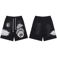 Pantalones cortos deportivos de secado rápido con logo de la tendencia de moda superior de 2025, pantalones casuales de playa de cinco piezas para parejas de verano - details 9