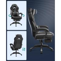 Silla de Oficina con reposapiés telescópico - Reposacabezas Ajustable - Soporte Lumbar - Carga máxima 150 kg - Negro - details 14