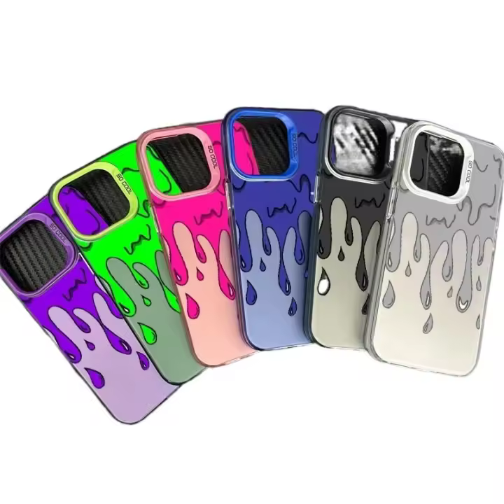 Funda de Teléfono Graffiti Art A Prueba de Golpes, Plata IMD Para Modelos de iPhone - 1