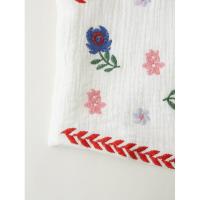 BUNO-Chaleco con bordado Floral geométrico para mujer, Top corto sin mangas de estilo Pastoral, prendas de vestir exteriores, novedad de 2025 - details 7