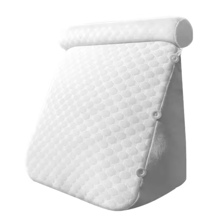 Almohadas Triangulares de Apoyo para Sofá Cama, Cojín de Descanso para Lectura, Almohada Lumbar de Posicionamiento, Cabecera Tapizada, Almohada de Cuña - 1