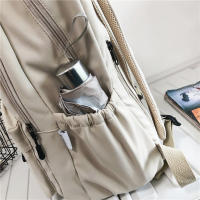 Mochila Escolar para Jóvenes Mujeres Sólido Simple Gran Capacidad Mochila Universitaria para Chicas Mochila de Libros para Estudiantes Hecha en China - details 20
