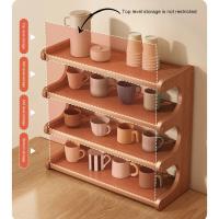 Estante de almacenamiento de escritorio de 2/3 niveles, soporte de mesa de madera compacto que ahorra espacio, estantería de escritorio multifuncional fácil de montar - details 10
