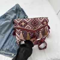 Bolso de hombro con borla para mujer, bandolera de estilo étnico de nicho popular, nueva tendencia, a la moda, con personalidad, 2024 - details 10
