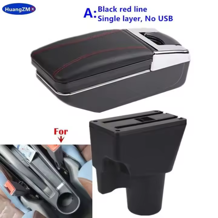 Reposabrazos adecuado, adecuado para decoración de reposabrazos de coche Kia Picanto 3X-E CA, piezas de modificación interior, automoción especial - 1