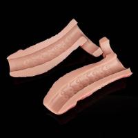 Empaque privado Sexy SXXY Silicona 4 Tamaños Ultra Hueco Dildo Manga para agrandar el pene masculino Funda realista de extremo abierto para hombres - details 18